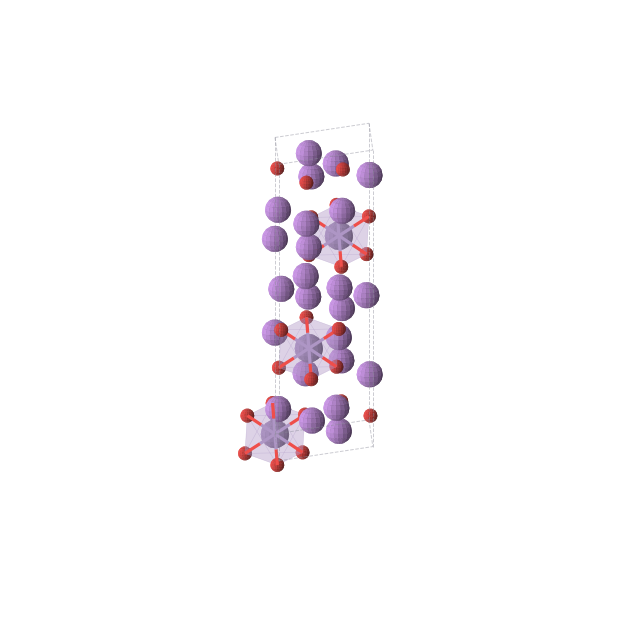 Crystal structure of Li8MnO6 (trigonal, R-3 (No. 148))
