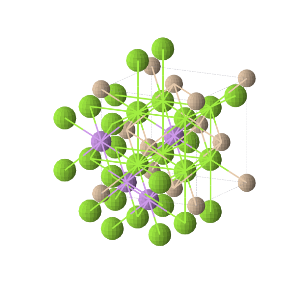 Crystal structure of LiMg2Si (cubic, Pm-3m (No. 221))