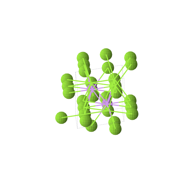 Crystal structure of LiMg3 (hexagonal, P63/mmc (No. 194))