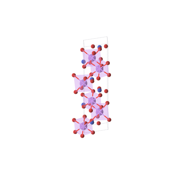 Crystal structure of LiNO3 (trigonal, R-3c (No. 167))