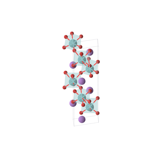 Crystal structure of LiNbO3 (trigonal, R3c (No. 161))