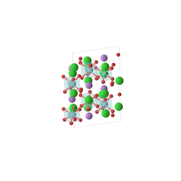 Crystal structure of Sr3LiNbO6 (trigonal, R-3c (No. 167))