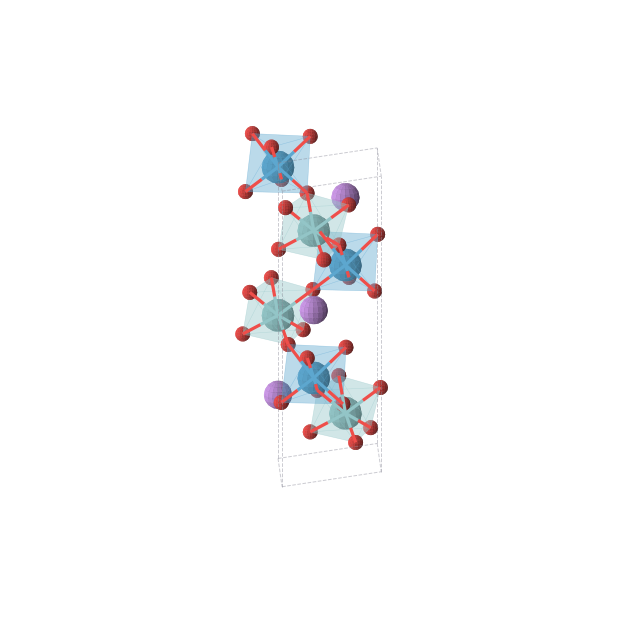 Crystal structure of LiNbWO6 (trigonal, R3 (No. 146))