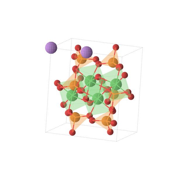 Crystal structure of LiNi2P3O10 (monoclinic, P21/m (No. 11))