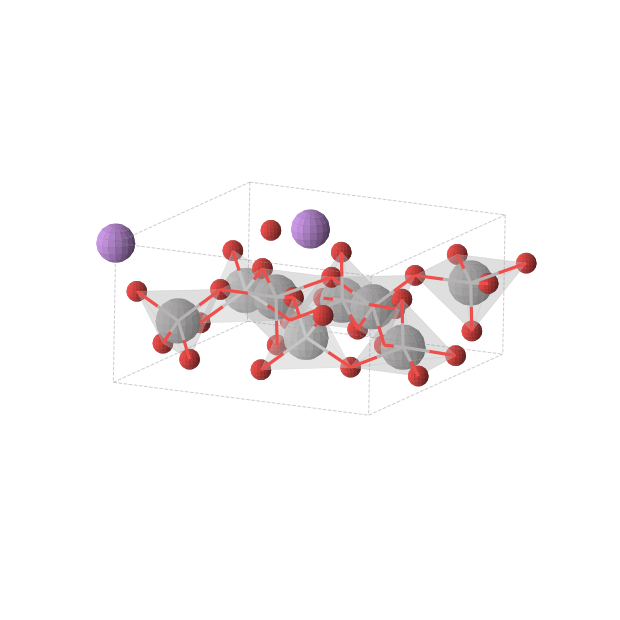 Crystal structure of LiTiV3O10 (monoclinic, C2 (No. 5))