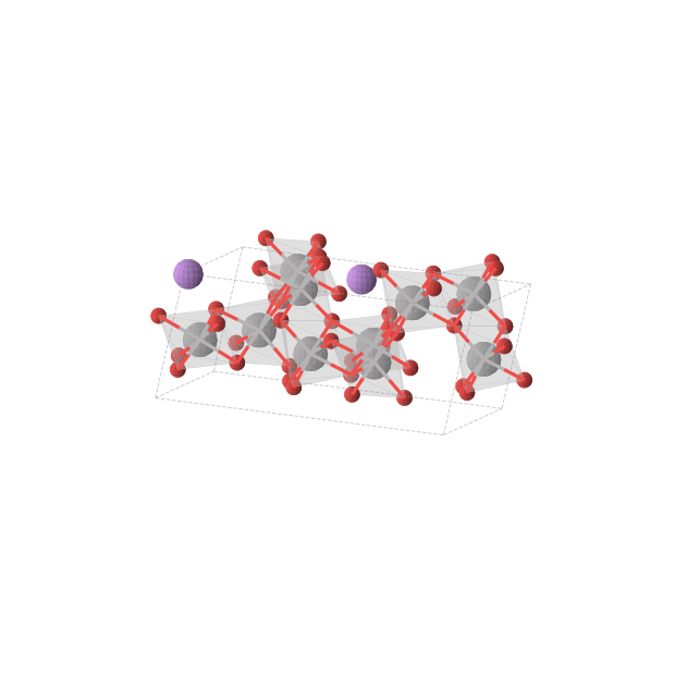 Crystal structure of LiO10V5 (monoclinic, C2 (No. 5))