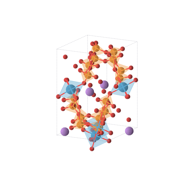 Crystal structure of Li4O48P16W4 (orthorhombic, Pbcn (No. 60))