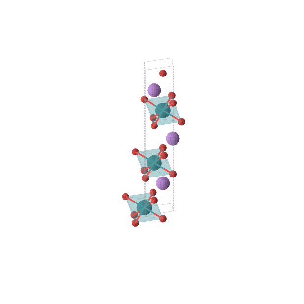 Crystal structure of Li4O8Rh4 (trigonal, R-3m (No. 166))
