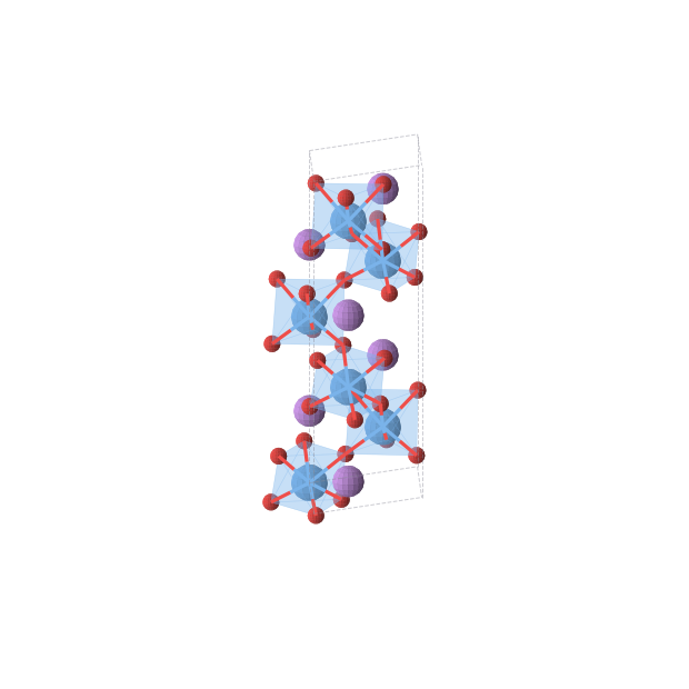 Crystal structure of LiTaO3 (trigonal, R3c (No. 161))