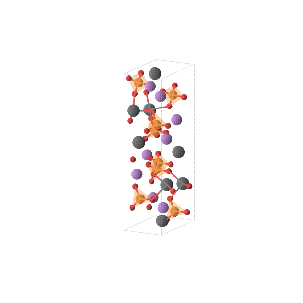 Crystal structure of Li8O32P8Pb8 (orthorhombic, Pna21 (No. 33))