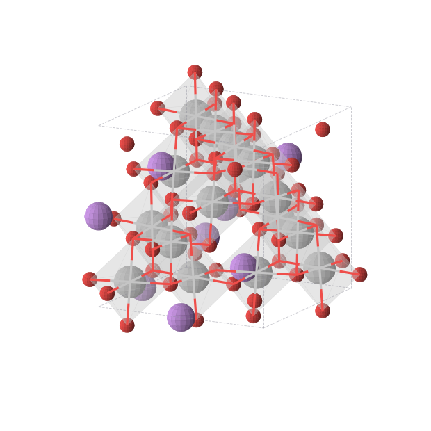 Crystal structure of LiTi2O4 (cubic, Fd-3m (No. 227))