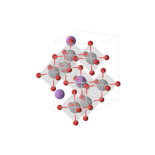 Crystal structure of LiV2O4 (orthorhombic, Imma (No. 74))