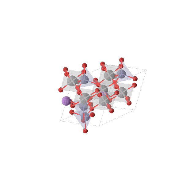 Crystal structure of LiV3Zn2O8 (monoclinic, C2/m (No. 12))