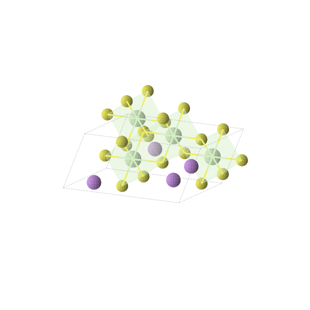 Crystal structure of LiPrS2 (monoclinic, Cc (No. 9))