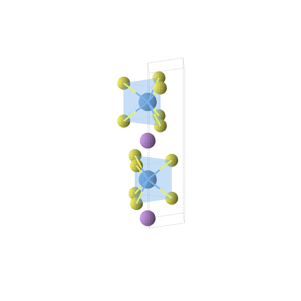 Crystal structure of LiS2Ta (hexagonal, P63/mmc (No. 194))