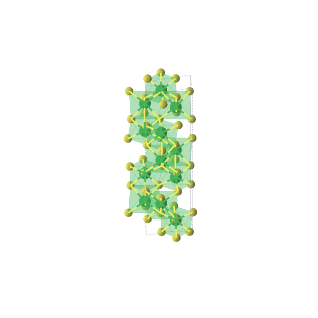 Crystal structure of Lu2S3 (trigonal, R-3c (No. 167))