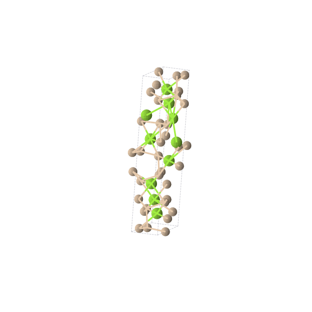 Crystal structure of Mg2Si3 (triclinic, P1 (No. 1))
