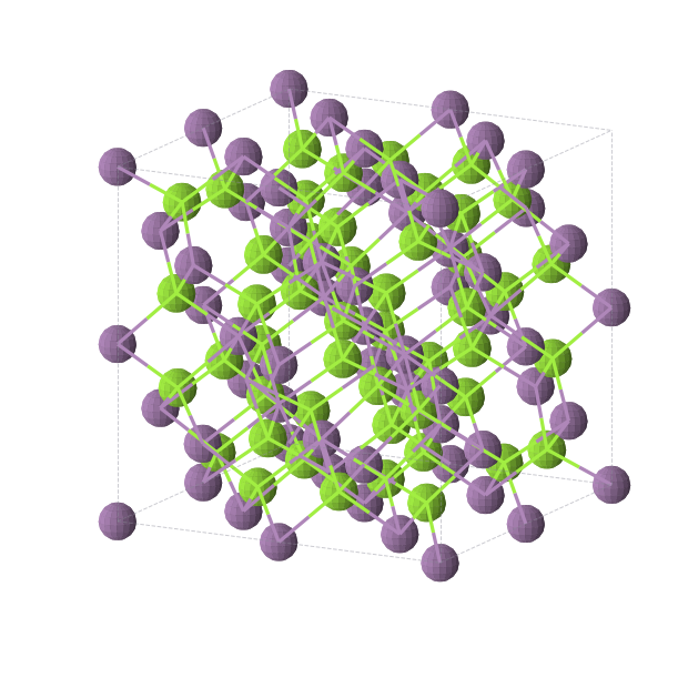 Crystal structure of Mg3Sb2 (cubic, Ia-3 (No. 206))