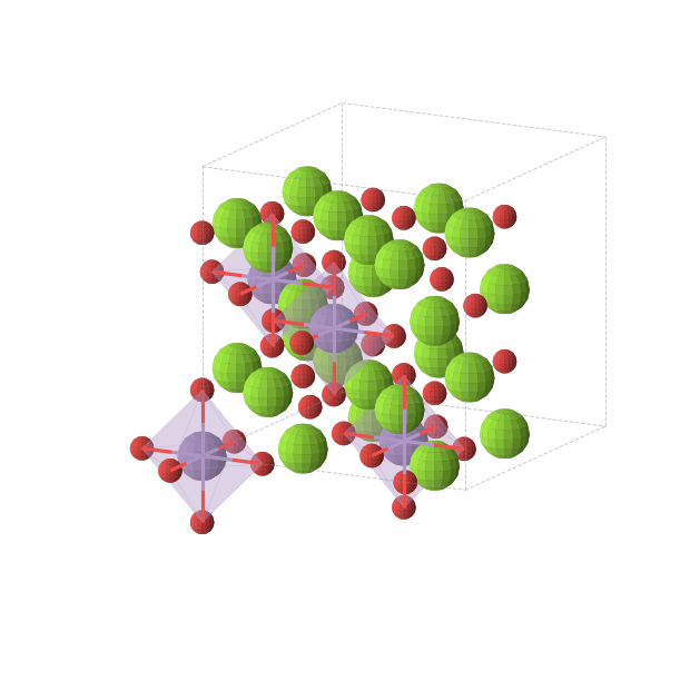 Crystal structure of Mg6MnO8 (cubic, Fm-3m (No. 225))