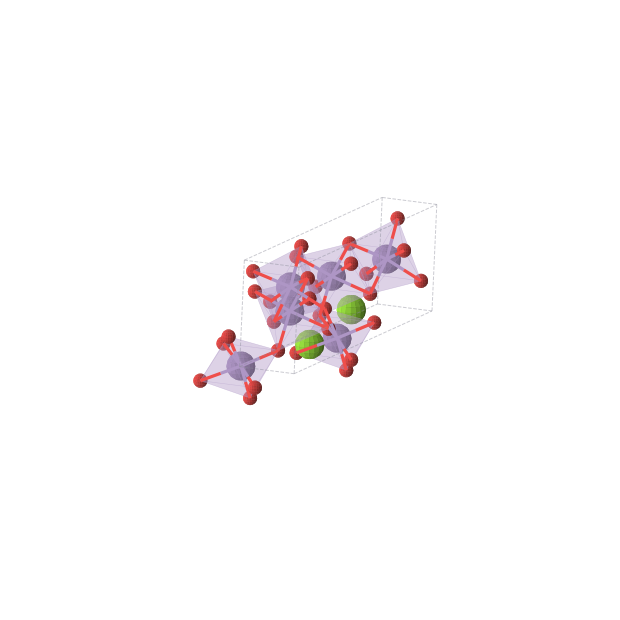 Crystal structure of MgMn3O6 (monoclinic, Cm (No. 8))
