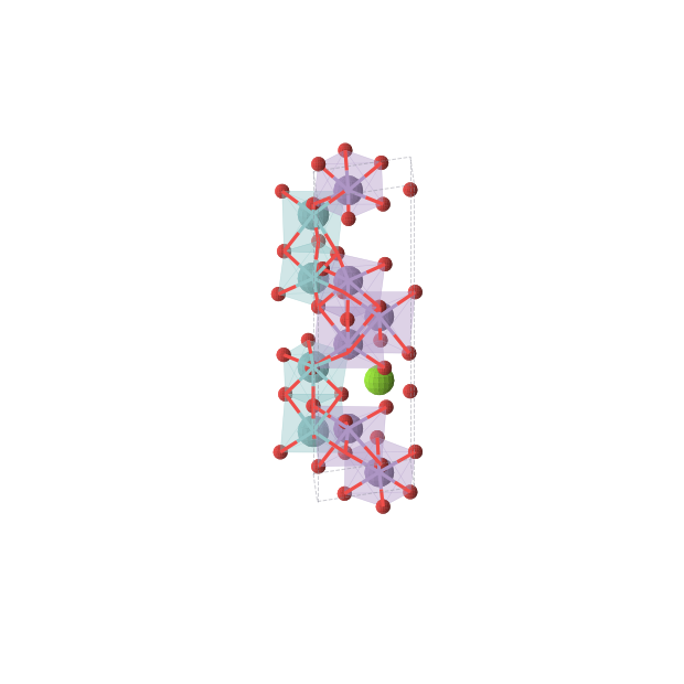 Crystal structure of MgMn6Nb4O18 (trigonal, P3 (No. 143))