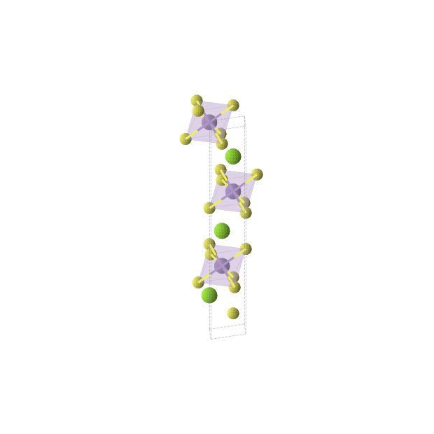 Crystal structure of MgMnS2 (trigonal, R-3m (No. 166))