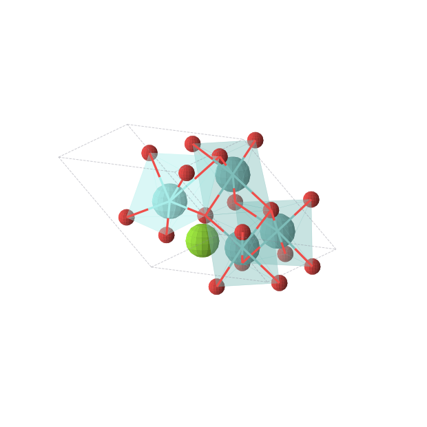 Crystal structure of YMgMo3O8 (triclinic, P1 (No. 1))