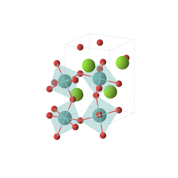 Crystal structure of MgMoO3 (orthorhombic, Pnma (No. 62))