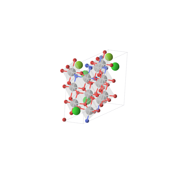 Crystal structure of Sr2MgTi6N2O11 (monoclinic, Cm (No. 8))
