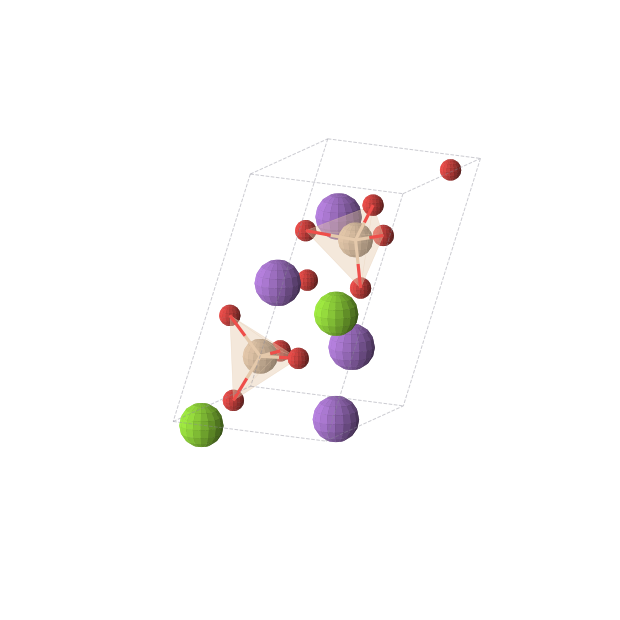 Crystal structure of Na2MgSiO4 (monoclinic, Pc (No. 7))