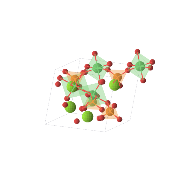 Crystal structure of MgNiPO5 (monoclinic, Cc (No. 9))