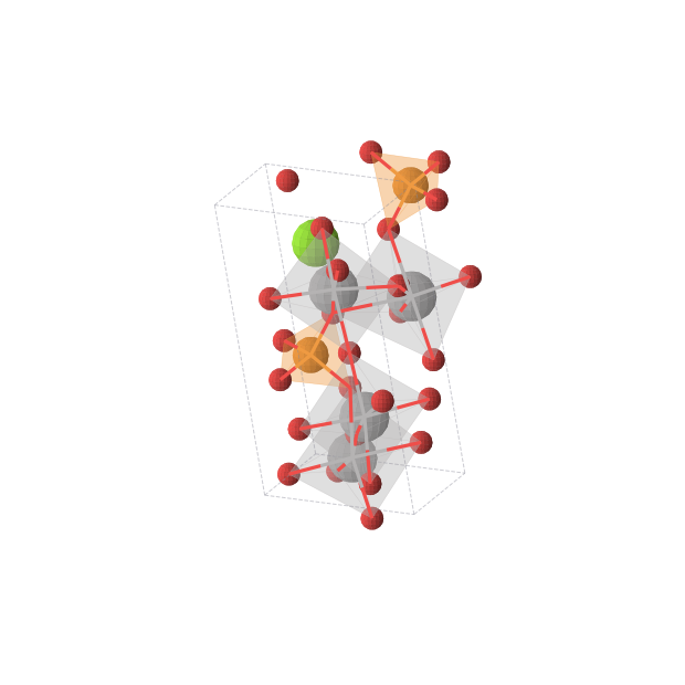 Crystal structure of MgV4P2O13 (triclinic, P1 (No. 1))