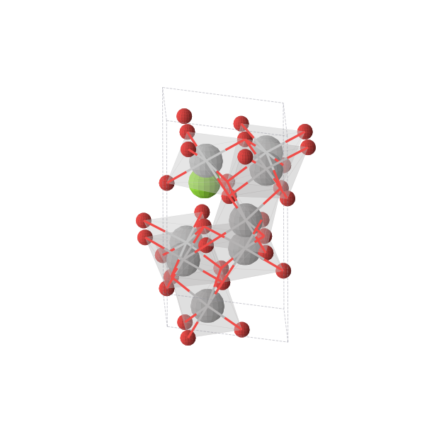 Crystal structure of MgO16Ti3V5 (triclinic, P1 (No. 1))