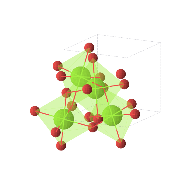 Crystal structure of MgO2 (cubic, Pa-3 (No. 205))