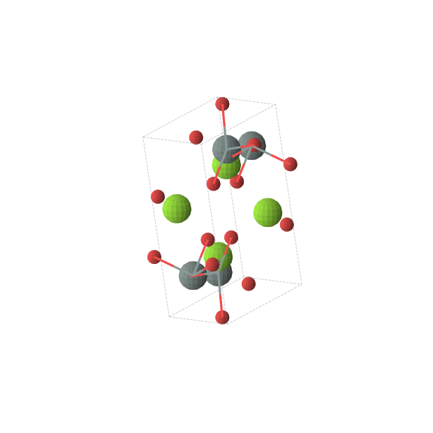 Crystal structure of MgSnO2 (orthorhombic, Imma (No. 74))