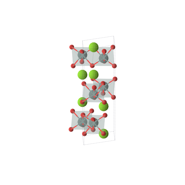 Crystal structure of Mg2O6Sn2 (trigonal, R-3 (No. 148))