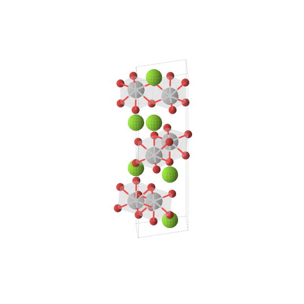 Crystal structure of MgTiO3 (trigonal, R-3 (No. 148))