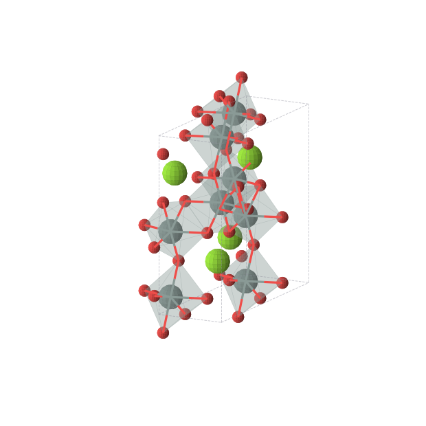 Crystal structure of MgSn2O5 (orthorhombic, Cmcm (No. 63))