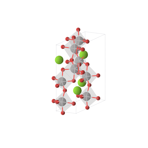 Crystal structure of MgV2O5 (orthorhombic, Cmcm (No. 63))