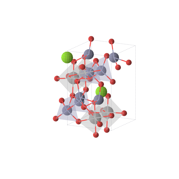 Crystal structure of MgV2Zn4O8 (orthorhombic, Imm2 (No. 44))