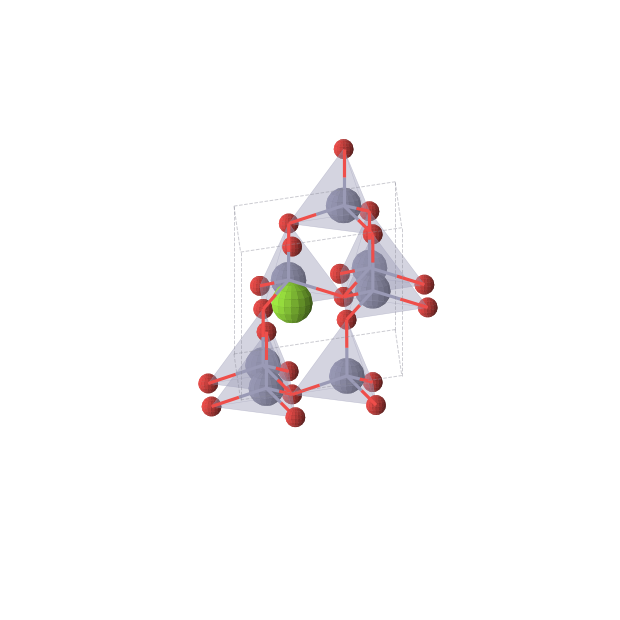 Crystal structure of MgZn7O8 (trigonal, P3m1 (No. 156))