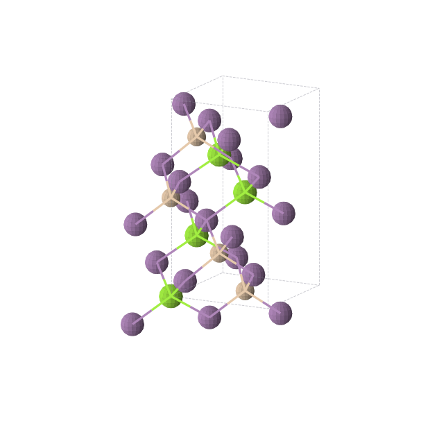 Crystal structure of MgSiSb2 (tetragonal, I-42d (No. 122))