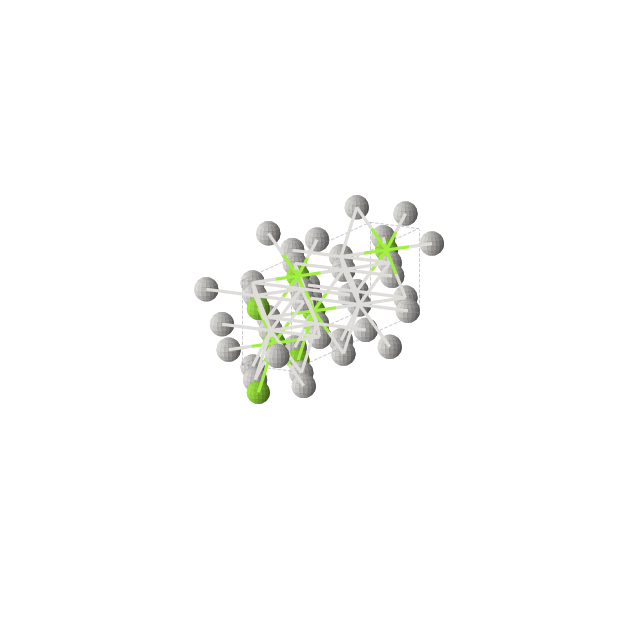 Crystal structure of MgSc2 (orthorhombic, Cmcm (No. 63))