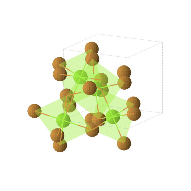 Crystal structure of MgTe2 (cubic, Pa-3 (No. 205))