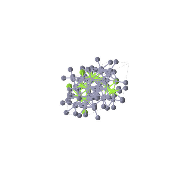 Crystal structure of MgZn5 (monoclinic, C2/m (No. 12))