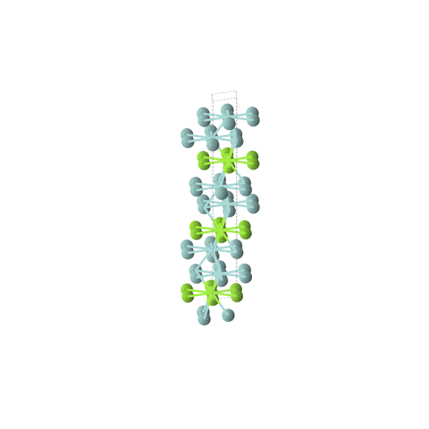Crystal structure of MgZr2 (trigonal, R-3m (No. 166))
