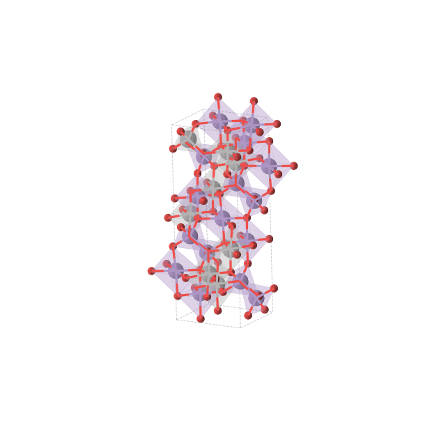 Crystal structure of Mn2VO4 (triclinic, P1 (No. 1))
