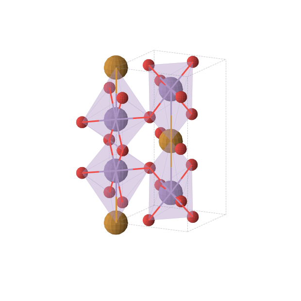 Crystal structure of Mn2TeO6 (tetragonal, P42/mnm (No. 136))