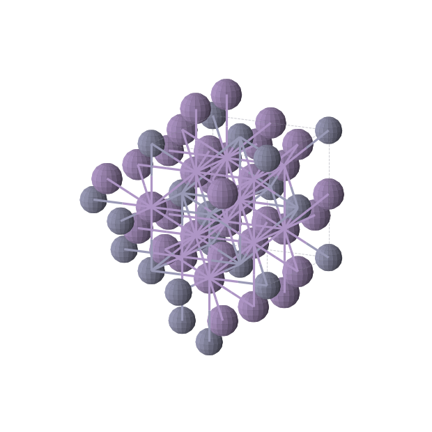 Crystal structure of Mn3Zn (cubic, Fm-3m (No. 225))