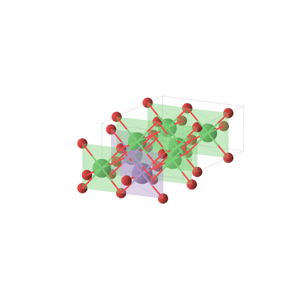 Crystal structure of MnNi3O4 (cubic, Fm-3m (No. 225))